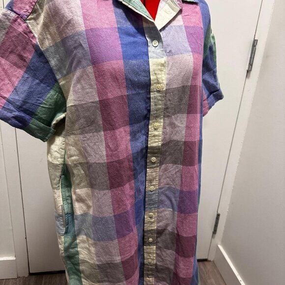 Gap Linen-Cotton Shirtdress (Medium) **NWT** - Picture 4 of 5